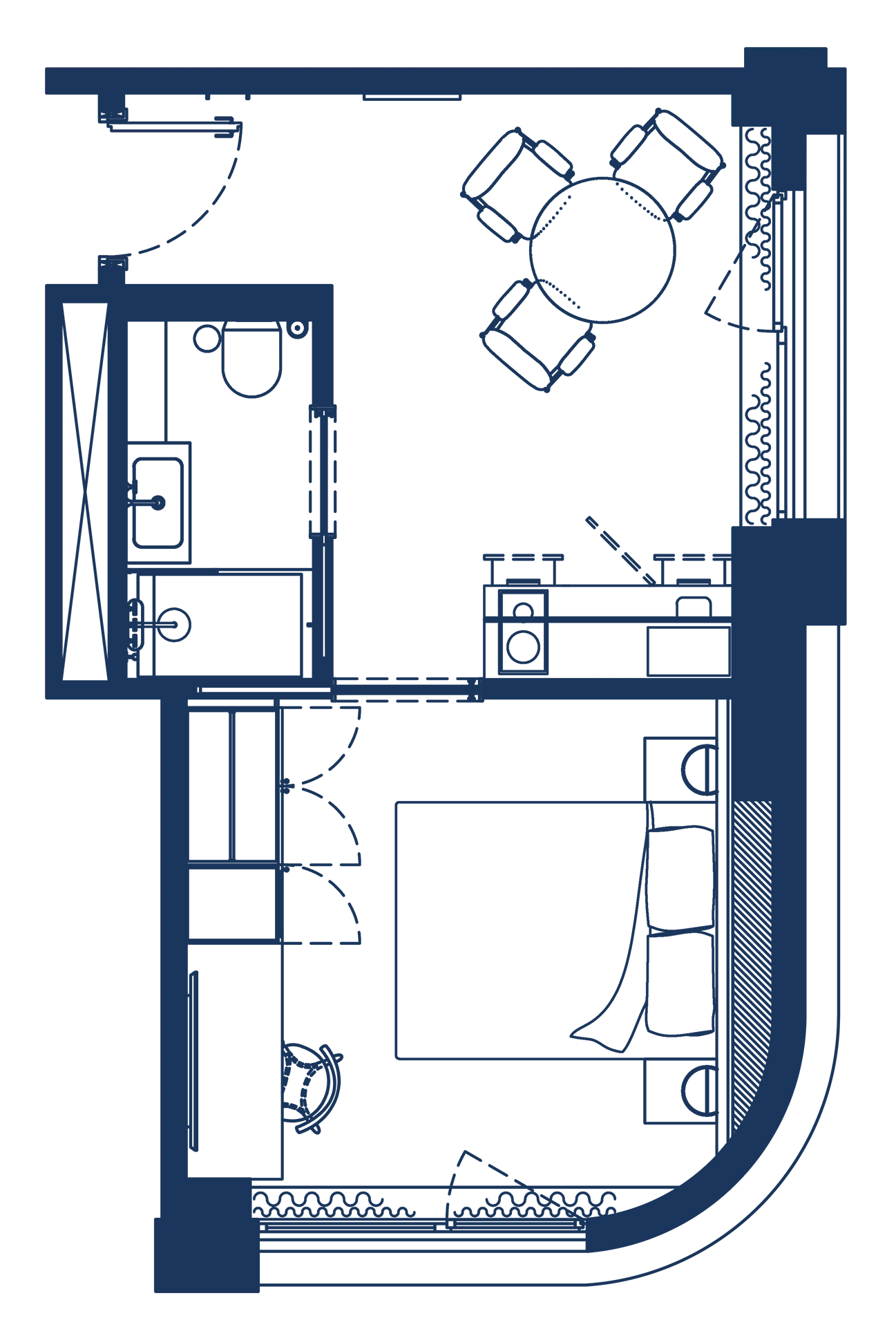 Plano Tower Suite Coliving La Fabrica &Co