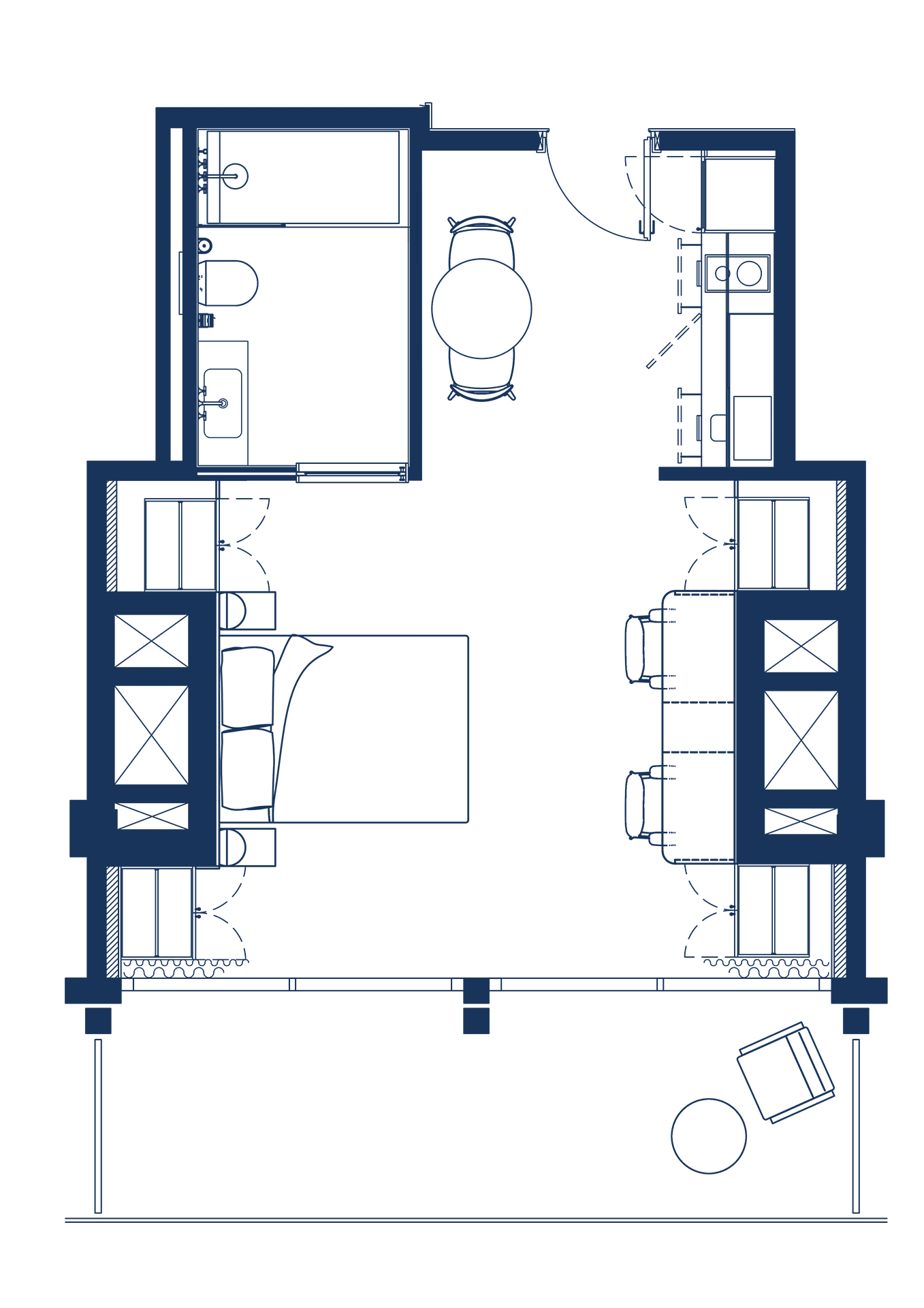 Plano Terrace Loft Coliving La Fabrica &Co